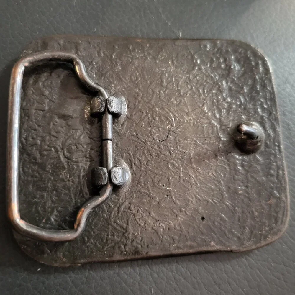 1970'S VINTAGE NATIVE AMERICAN END OF TRAIL BELTBUCKLE